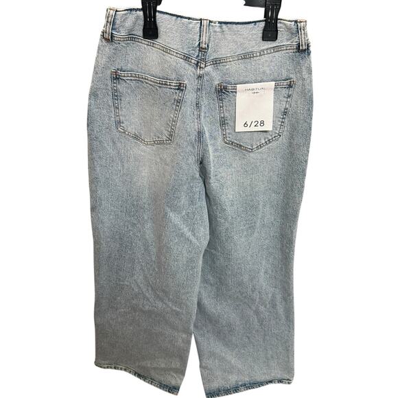 Habitual Jade Drawstring Wide Leg Pant Size 6/28 HFM01803B NWT - Picture 3 of 8